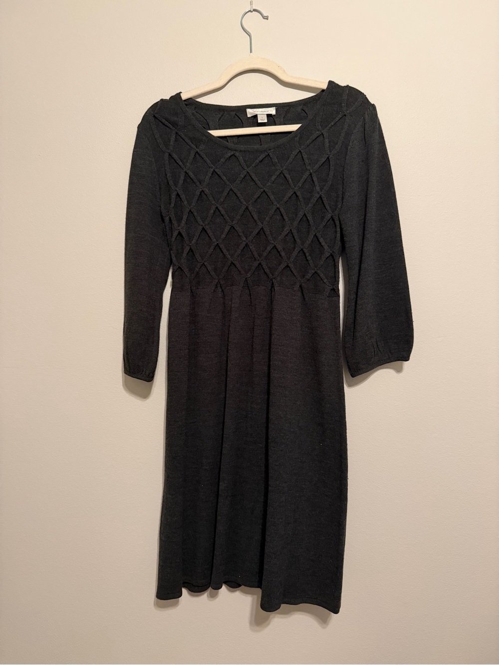 Dress Barn Gray Sweater Dress